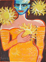 Earthly Paradise 2 by Elvira Bach at Gallery Har-El, Printers & Publishers
