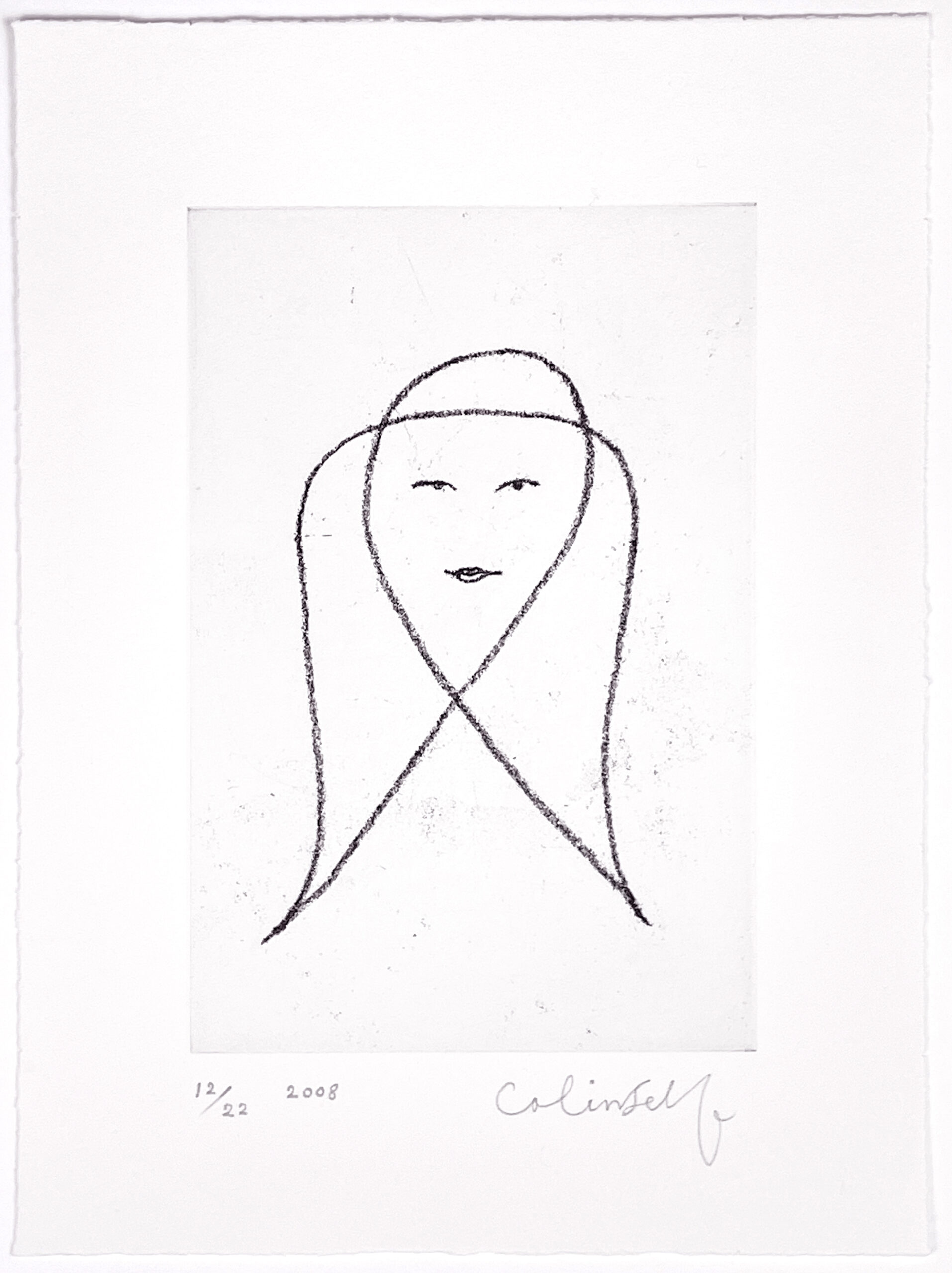 Girl with Long Hair by Colin Self