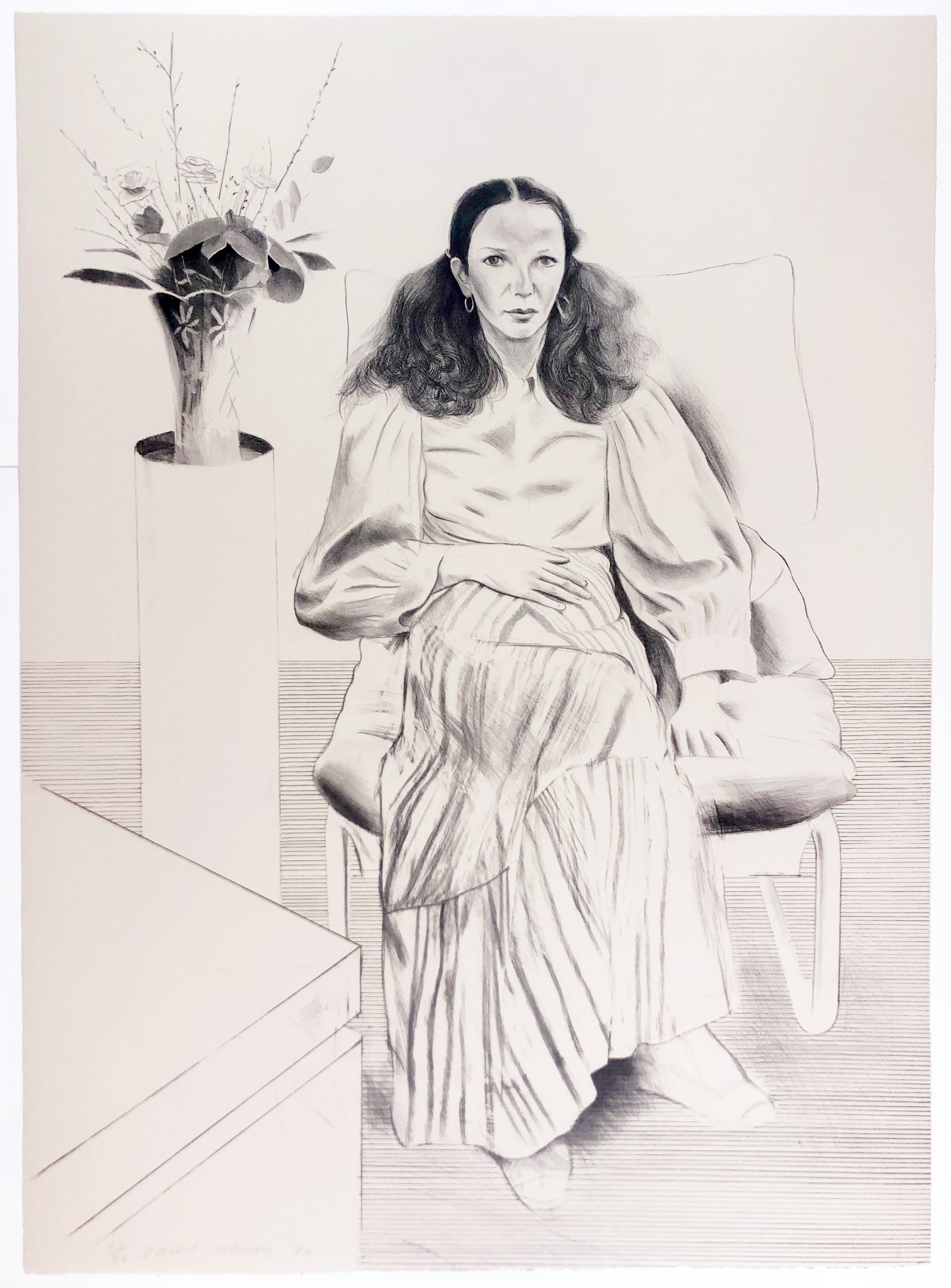 Brooke Hopper by David Hockney