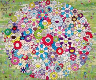 Korpokkur in the Forest by Takashi Murakami at Vogtle Contemporary