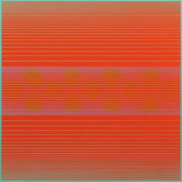Median with Circles, from Variants by Julian Stanczak at Gregg Shienbaum Fine Art
