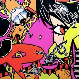Pleased to Meet You Again by Crash x Eric Orr at Gary Lichtenstein Editions