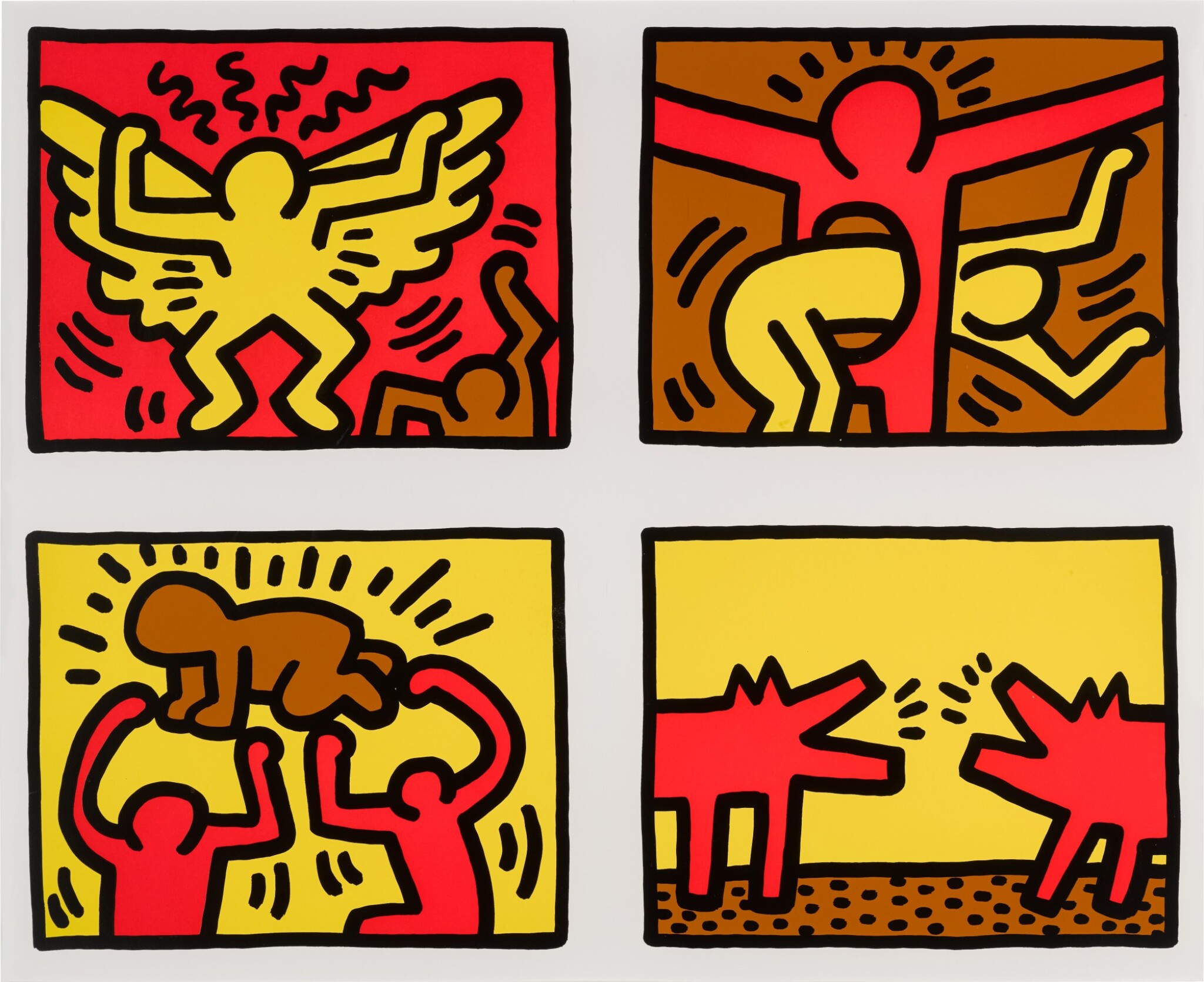 Pop Shop Quad IV by Keith Haring