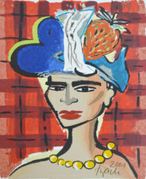 Strawberry Diva by Elvira Bach at Gallery Har-El, Printers & Publishers