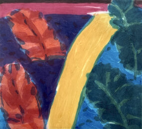 The yellow road by William Crozier at pgr fine art