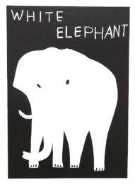 White Elephant by David Shrigley at Dellasposa