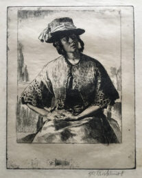 Elizabeth (Anais, also called the London Coster Girl) by Gerald Brockhurst at Harris Schrank Fine Prints