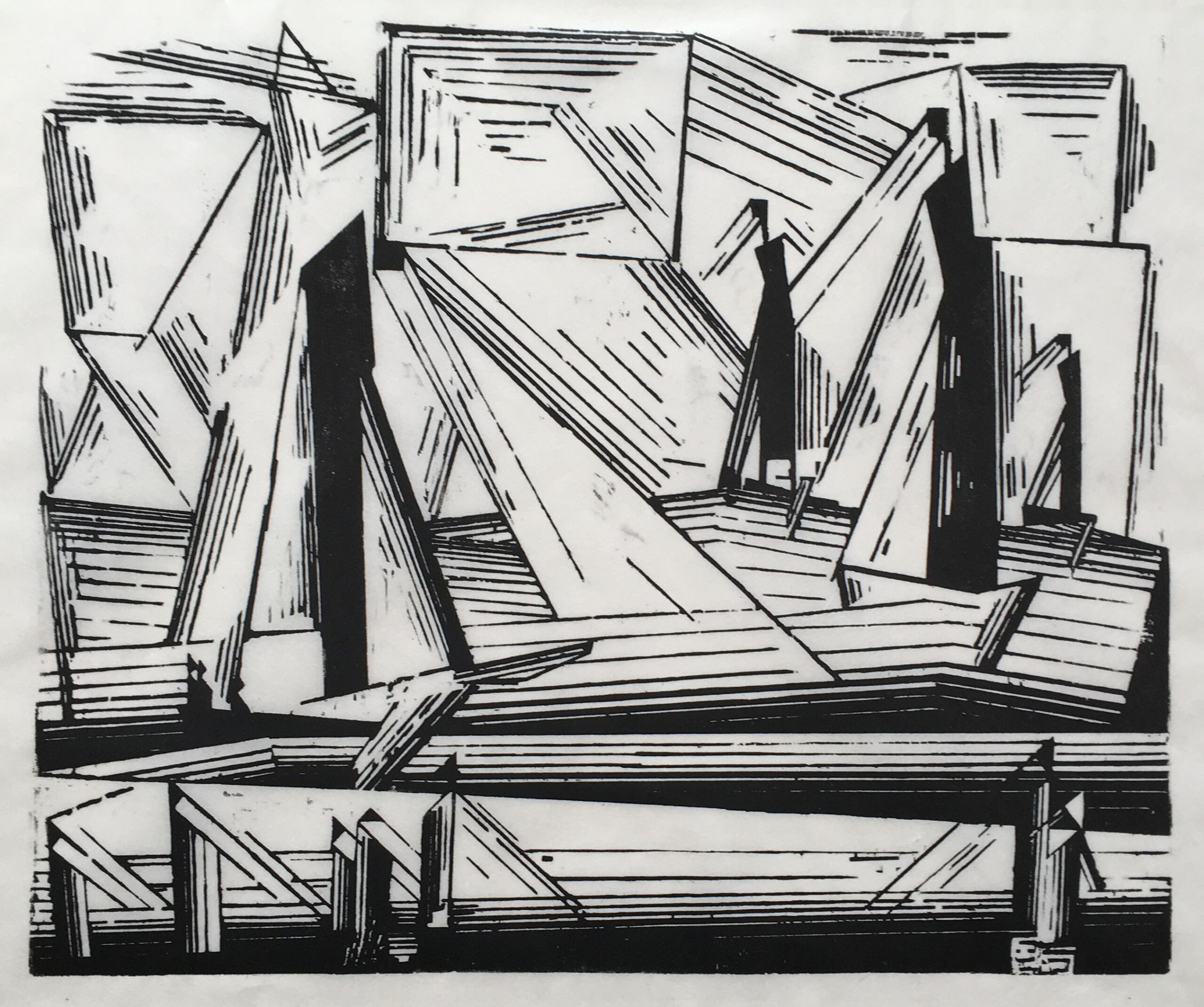 Fishing Boats by Lyonel Feininger
