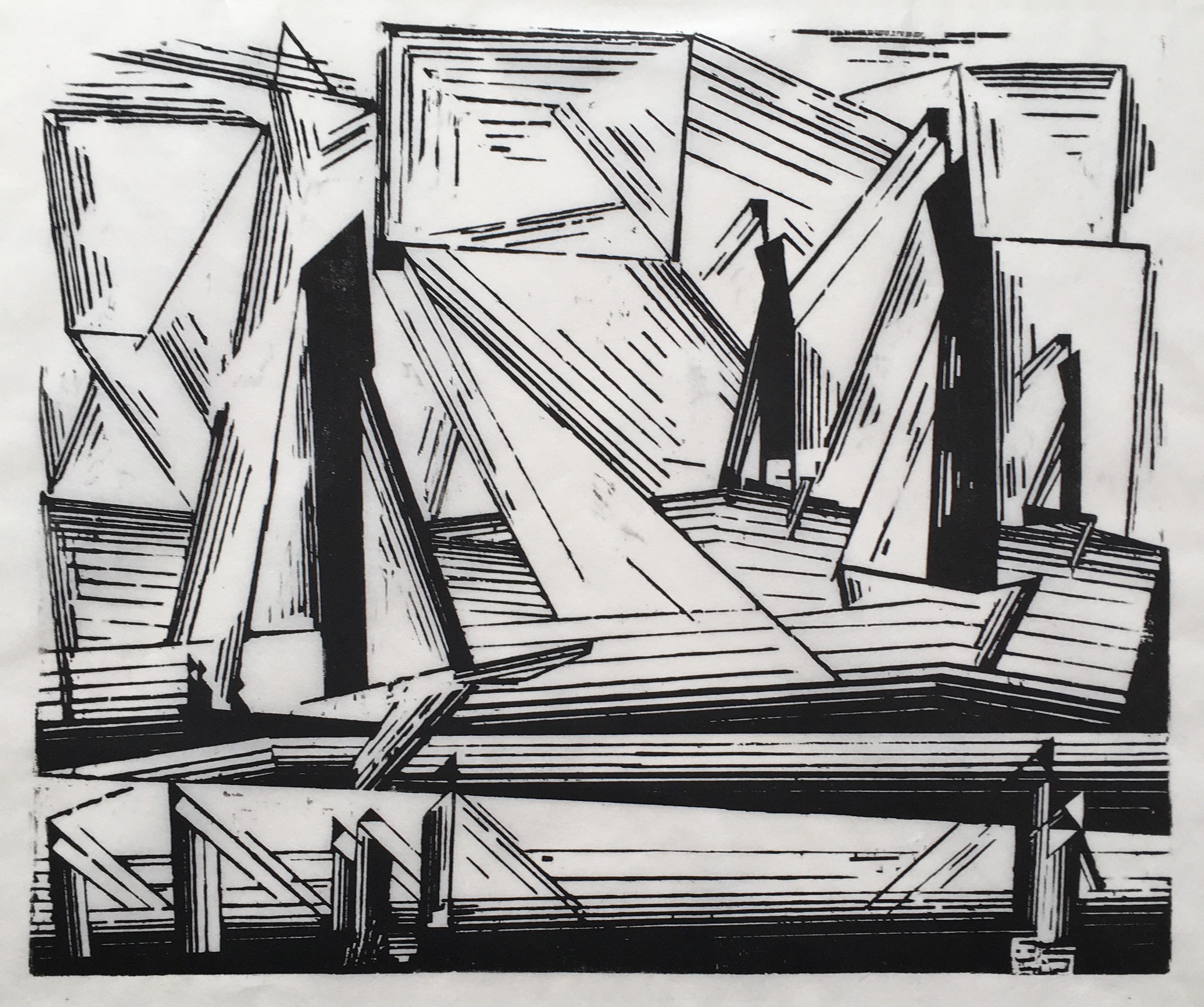 Fishing Boats by Lyonel Feininger