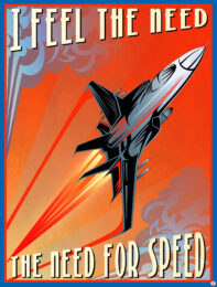 I Feel The Need (Cinefyl Series) by Booda Brand at Addicted Art Gallery