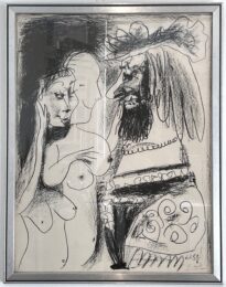 Le Vieux Roi (The Old King) Seigneur et deux filles by Pablo Picasso at Dellasposa