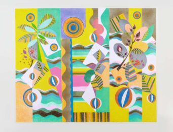 Pink Sunshine by Beatriz Milhazes at Vogtle Contemporary
