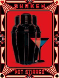 Shaken Not Stirred (Cinefyl Series) by Booda Brand at Addicted Art Gallery