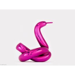 Balloon Swan, Magenta by Jeff Koons at Dovehouse Contemporary