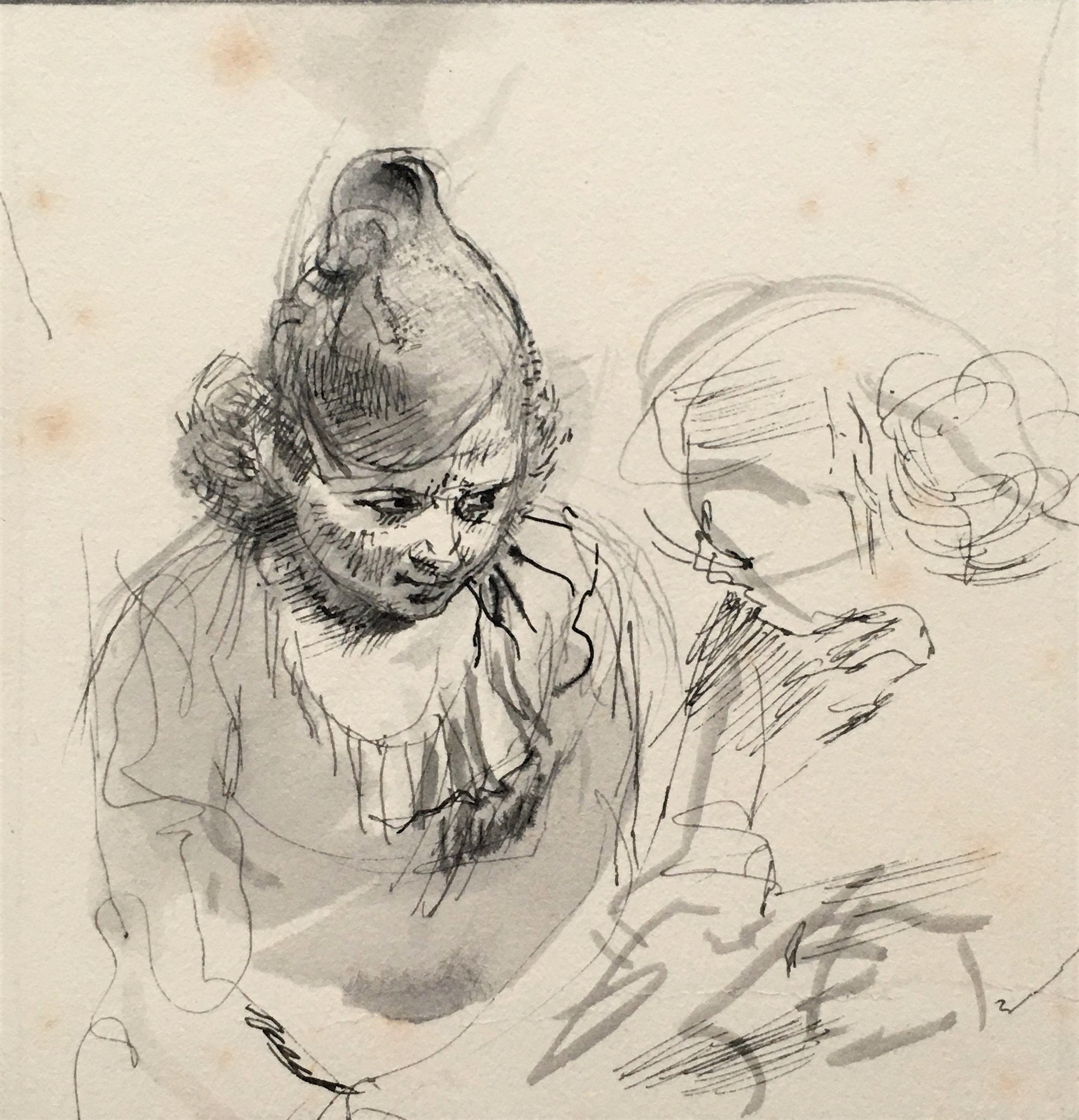 Untitled Early Drawing by Isabel Bishop