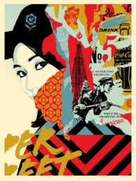 Drink Crude Oil by Shepard Fairey at Taglialatella Galleries
