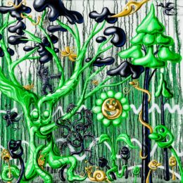 Furungle Green by Kenny Scharf at Maune Contemporary