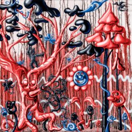 Furungle Red by Kenny Scharf at Maune Contemporary