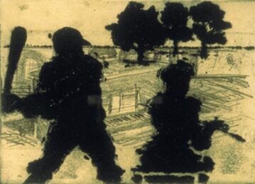 Hitter by Terry Allen at Flatbed Press and Gallery