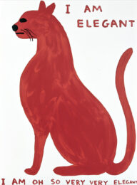 I Am So Elegant by David Shrigley at Dovehouse Contemporary