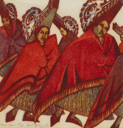 Indian Dance by Sybil Andrews at Osborne Samuel Gallery