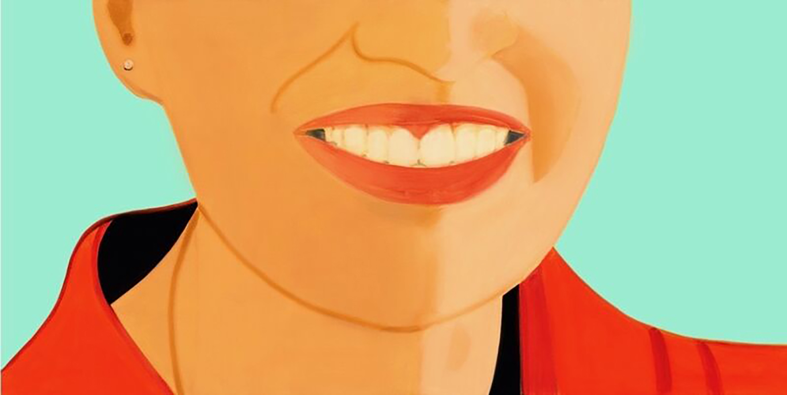Big Smile (Vivien) by Alex Katz