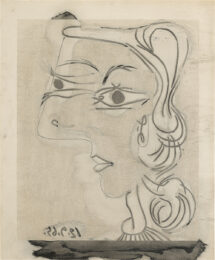 Portrait de femme de profil by Pablo Picasso at John Szoke Gallery