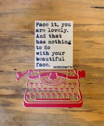 Face the Facts by WRDSMTH at Taglialatella Galleries