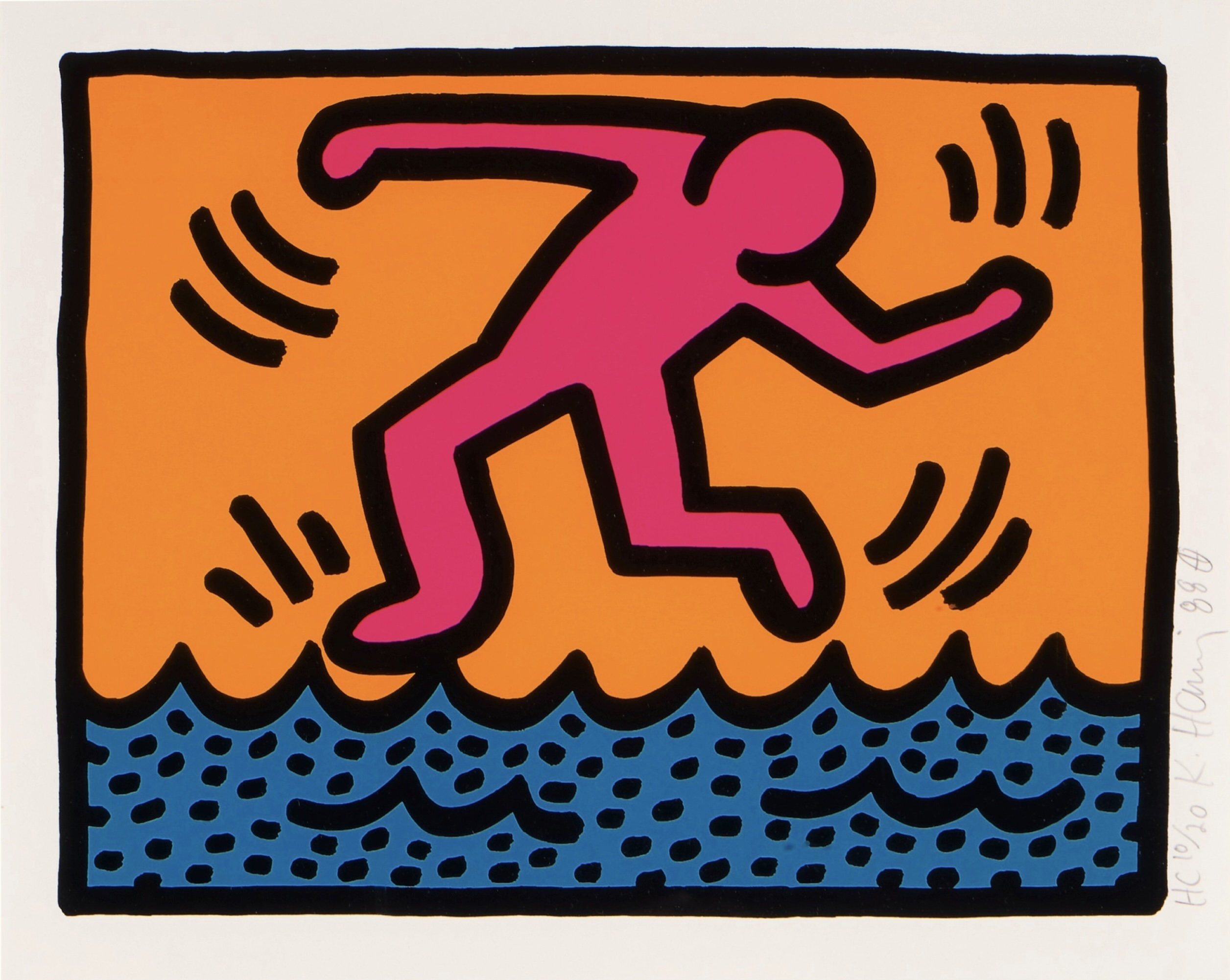 Pop Shop II (C) by Keith Haring