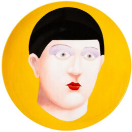 Portrait Plate by Nicolas Party at Dovehouse Contemporary