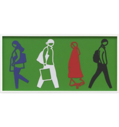 Street 2 by Julian Opie at Taglialatella Galleries