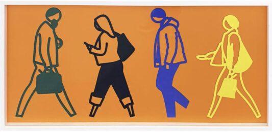 Street 4 by Julian Opie at Taglialatella Galleries