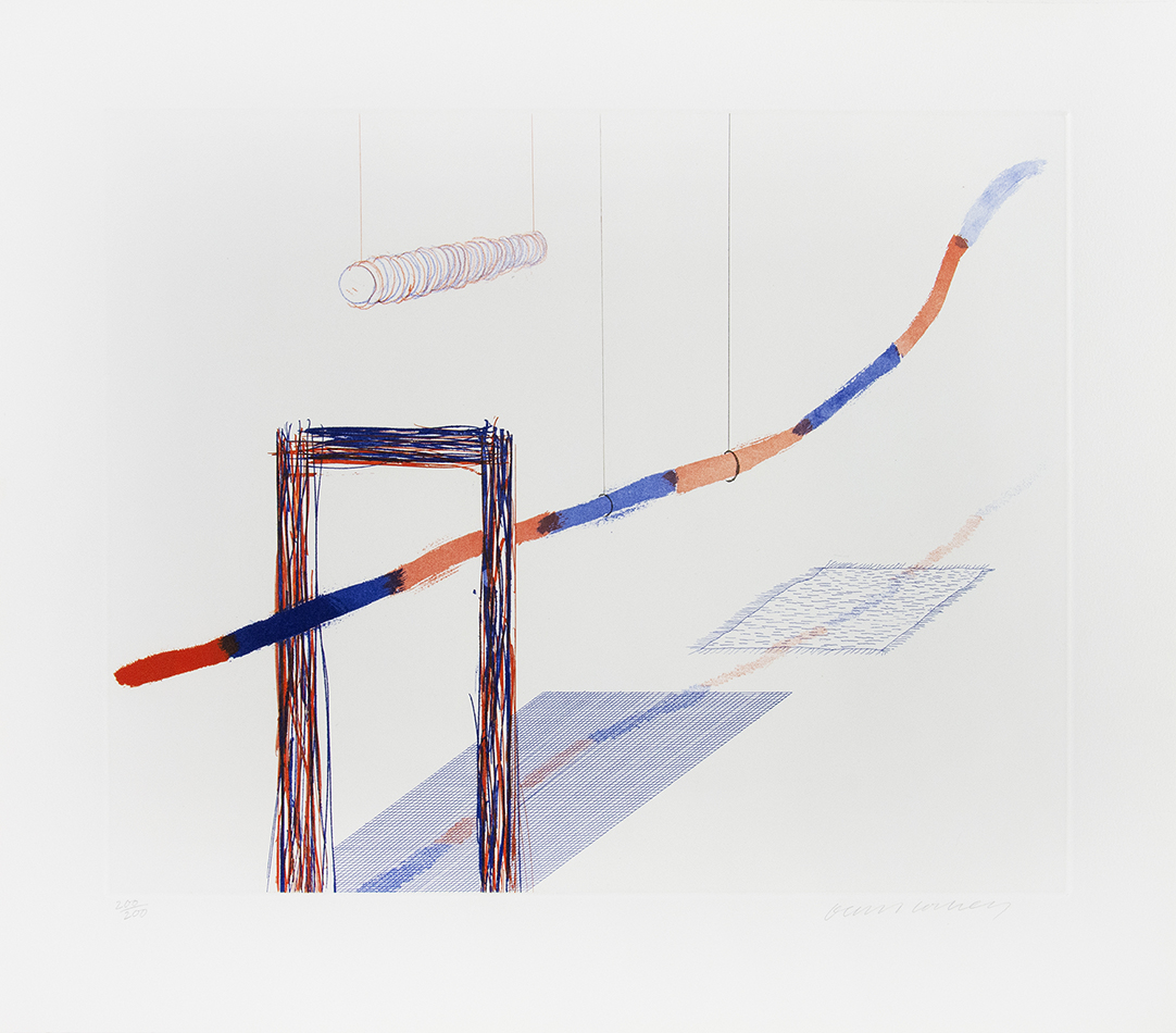 It Picks Its Way, from ‘The Blue Guitar’ portfolio by David Hockney