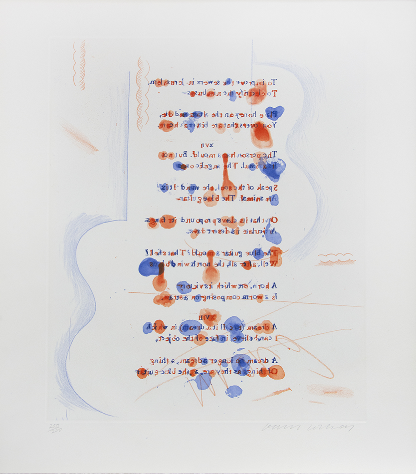 Made in April, from ‘The Blue Guitar’ portfolio by David Hockney