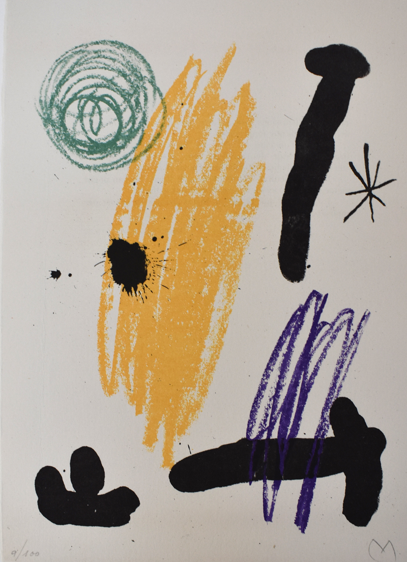 Composition VIII, from: Recent Unpublished Works by Joan Miró
