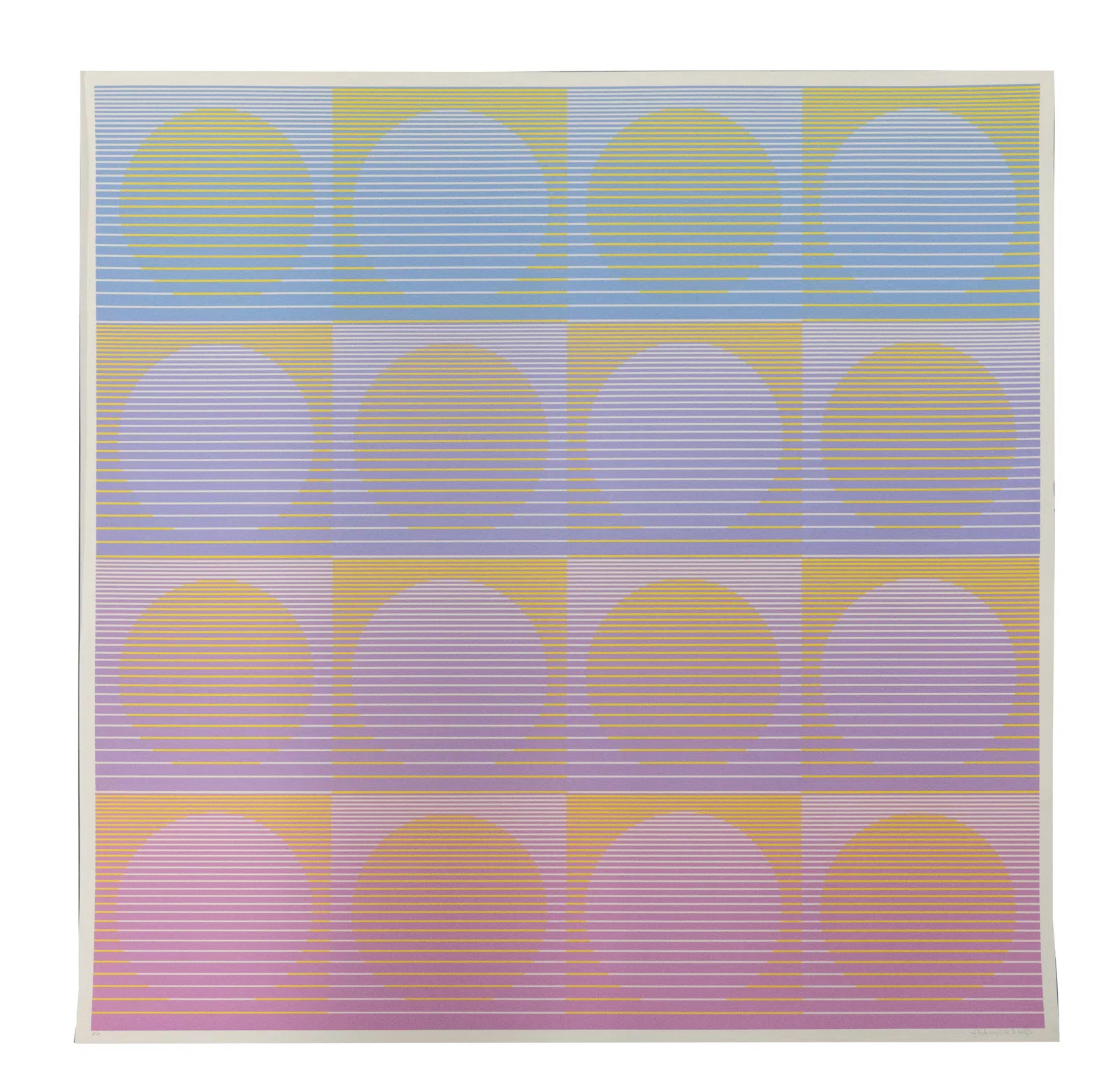 Aerial, from Twelve Progressions by Julian Stanczak