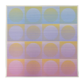 Aerial, from Twelve Progressions by Julian Stanczak at Gregg Shienbaum Fine Art