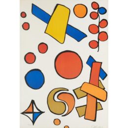 Alphabet Surtout O by Alexander Calder at Gregg Shienbaum Fine Art