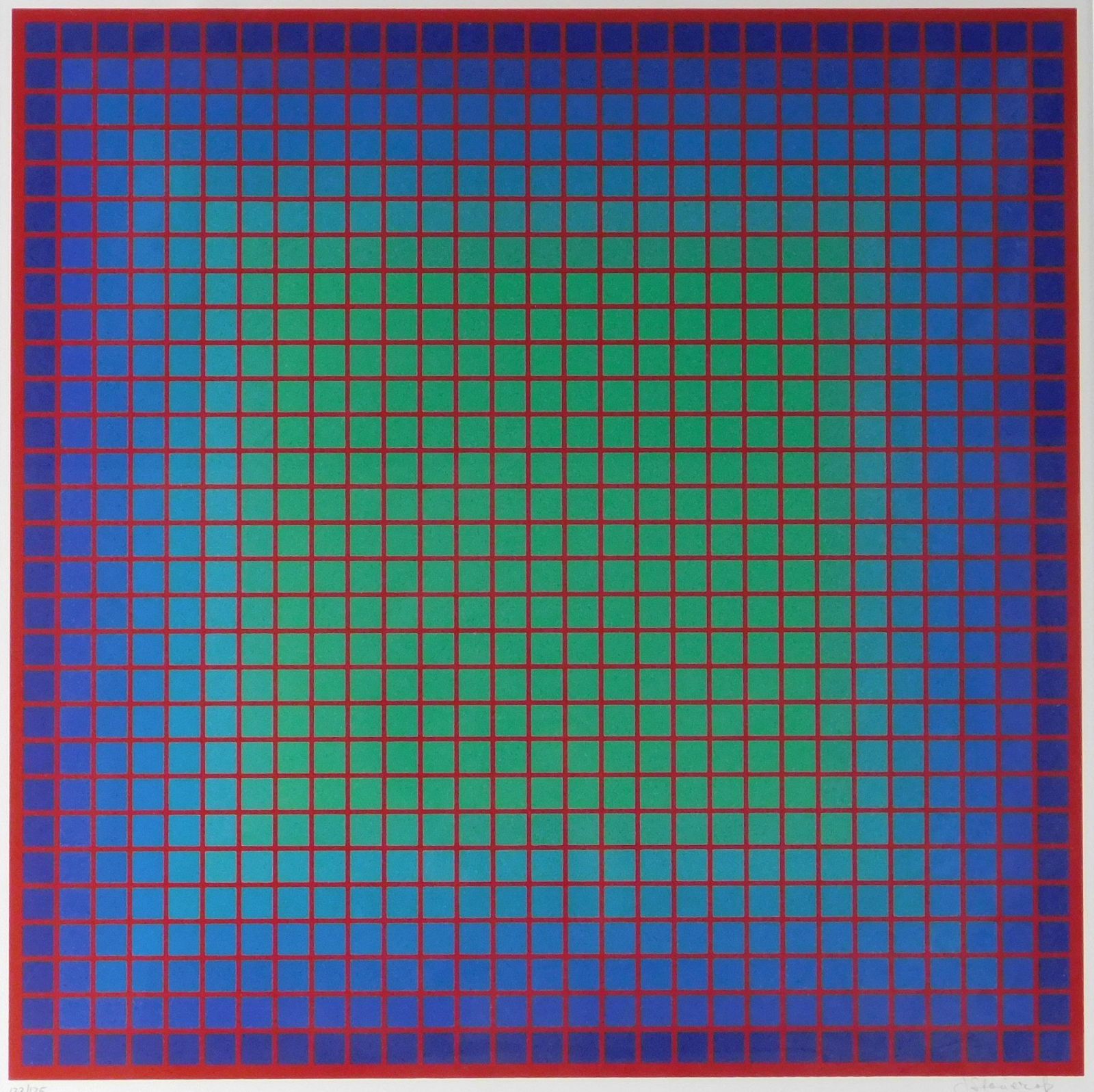 Conferring Blue by Julian Stanczak