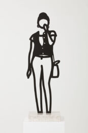 Denim Waistcoat by Julian Opie at Vogtle Contemporary
