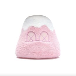 Holiday Japan Mount Fuji plush, pink by KAWS at Dovehouse Contemporary