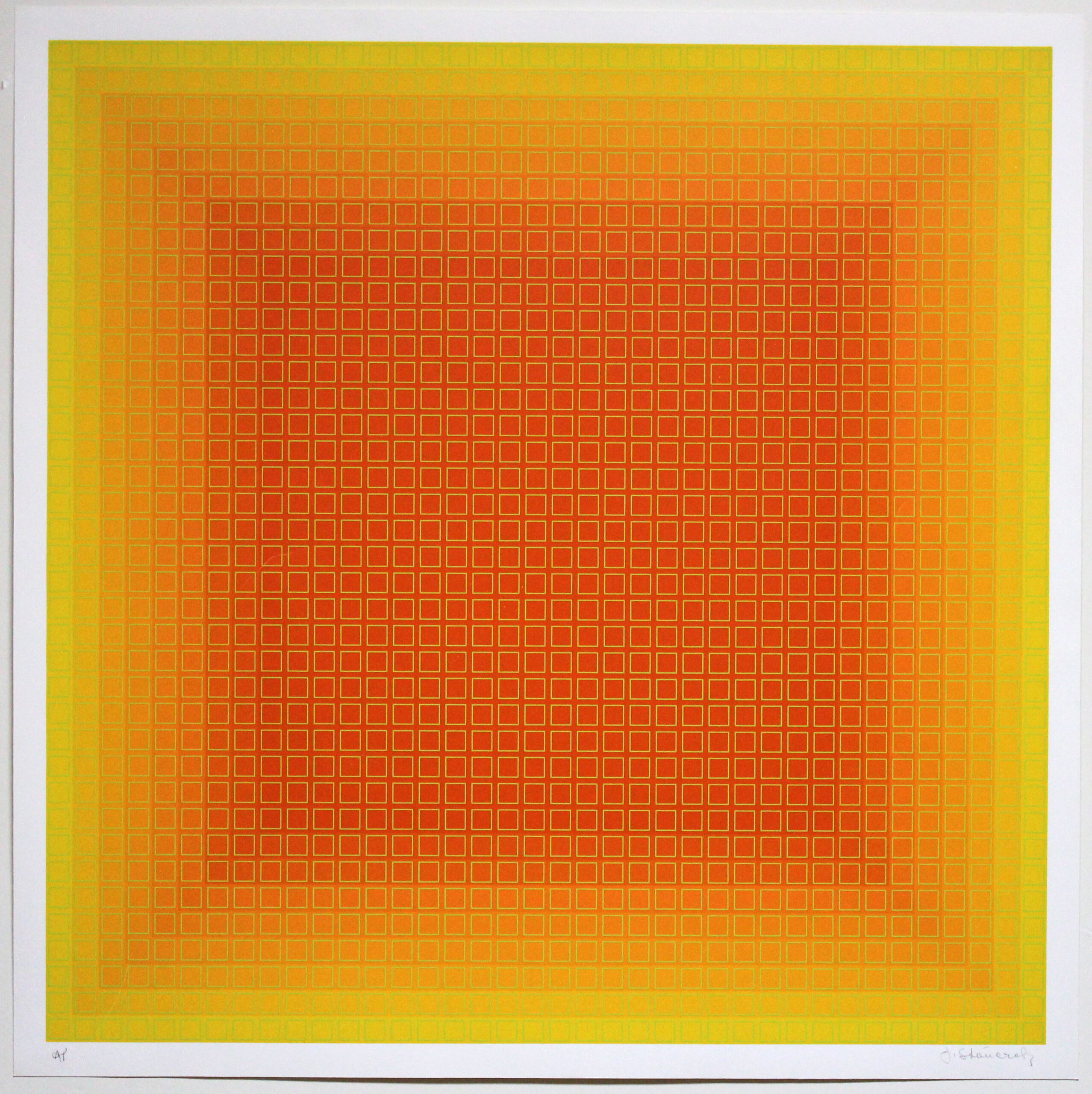 Inward Yellow Filtration by Julian Stanczak