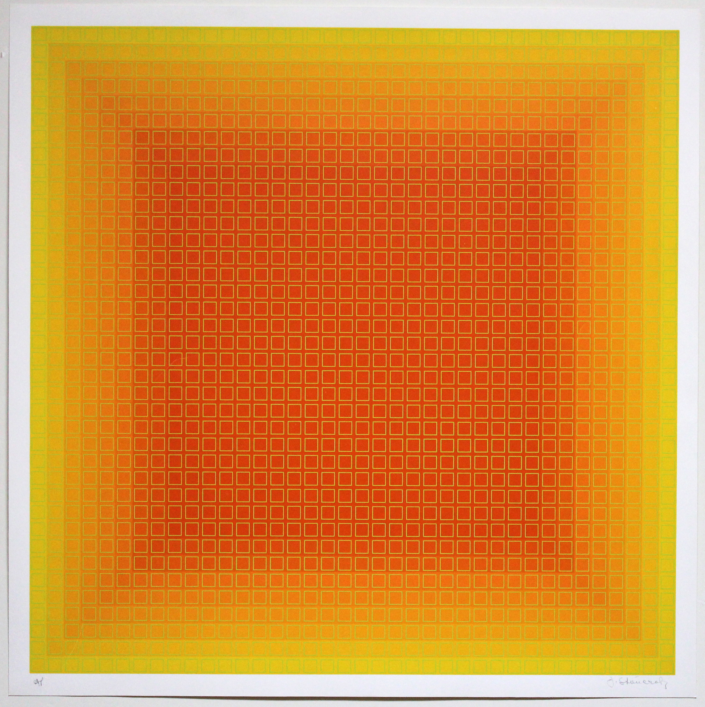 Inward Yellow Filtration by Julian Stanczak