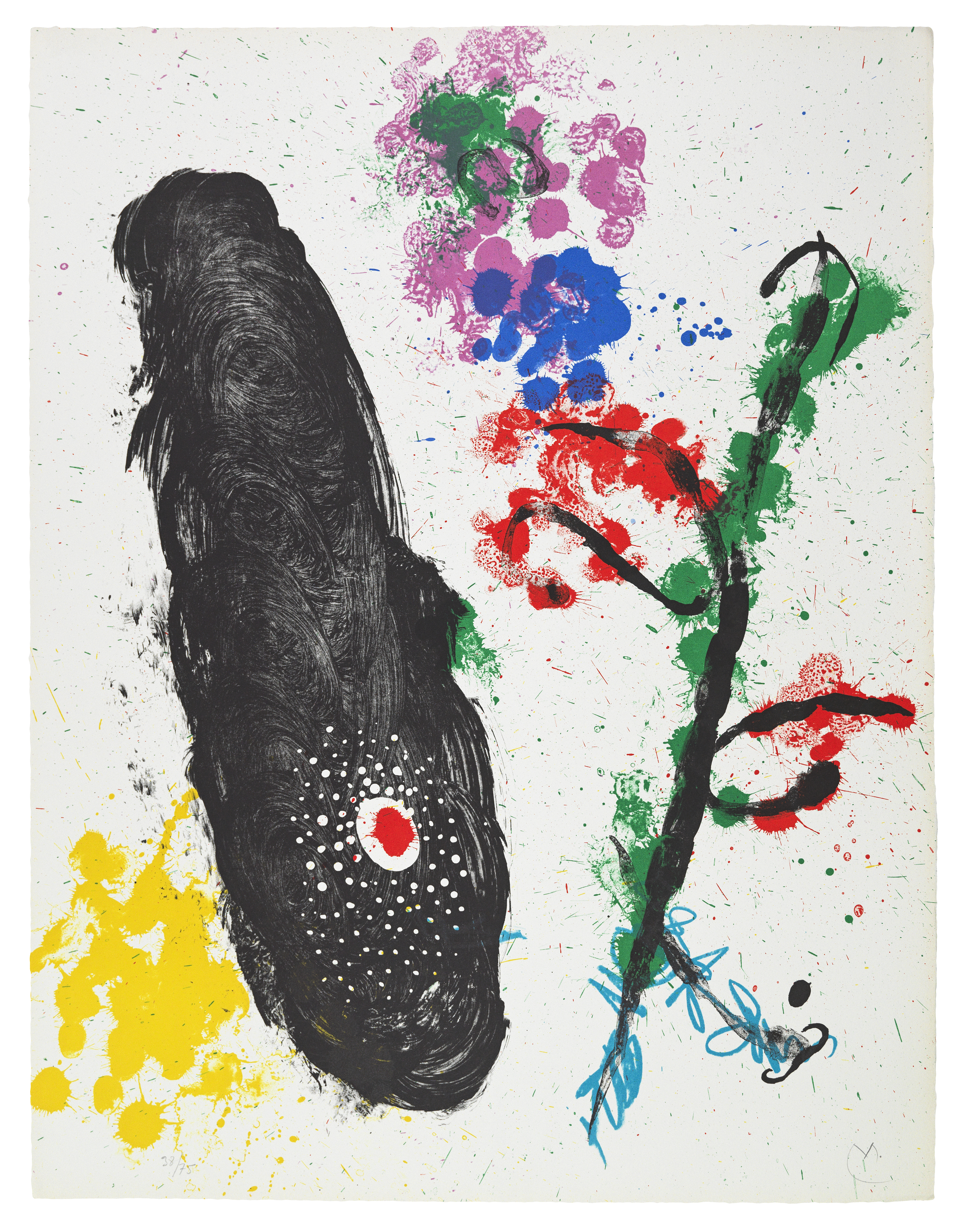 Plate XIII, from Album 19 by Joan Miro