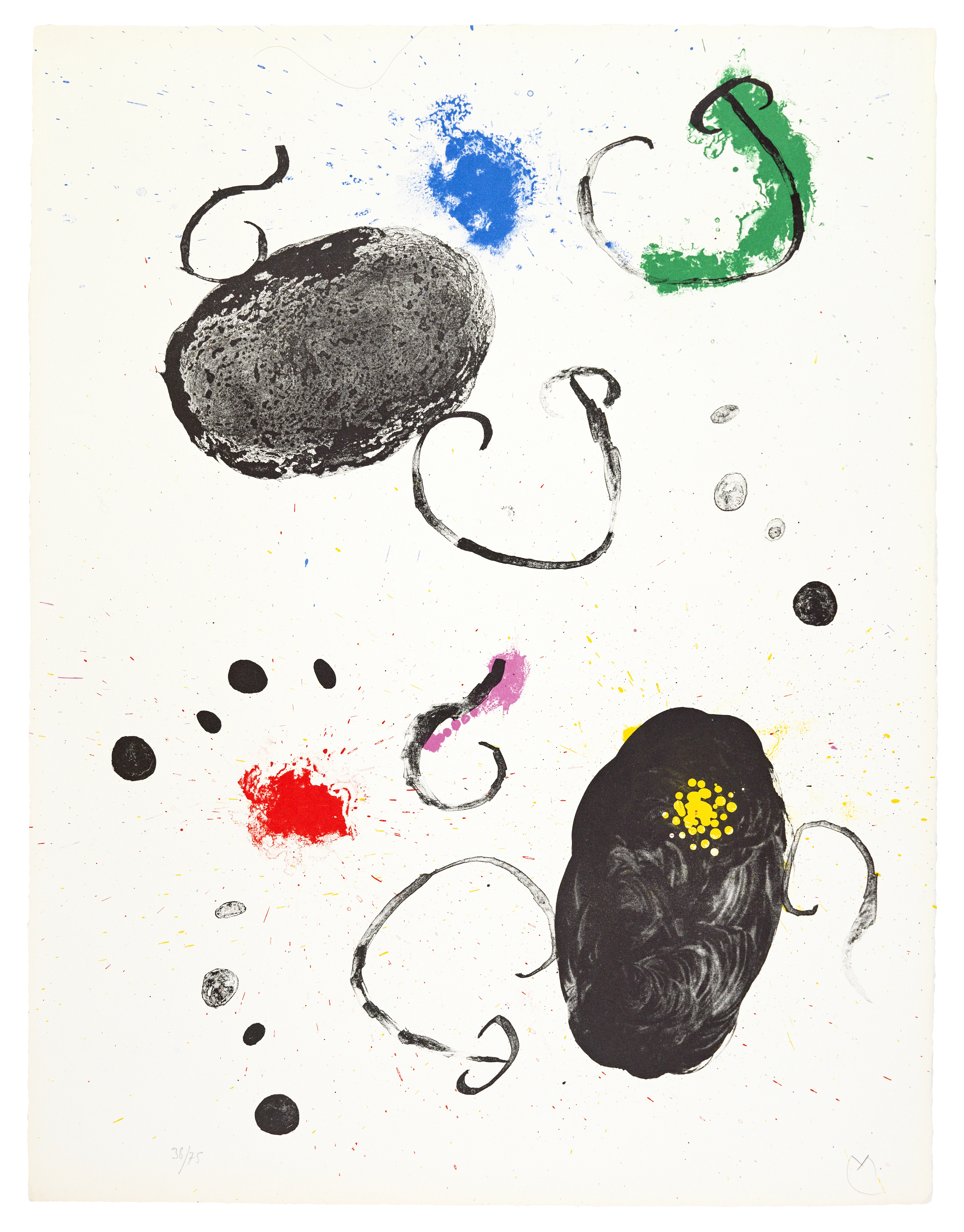 Plate XV, from Album 19 by Joan Miro