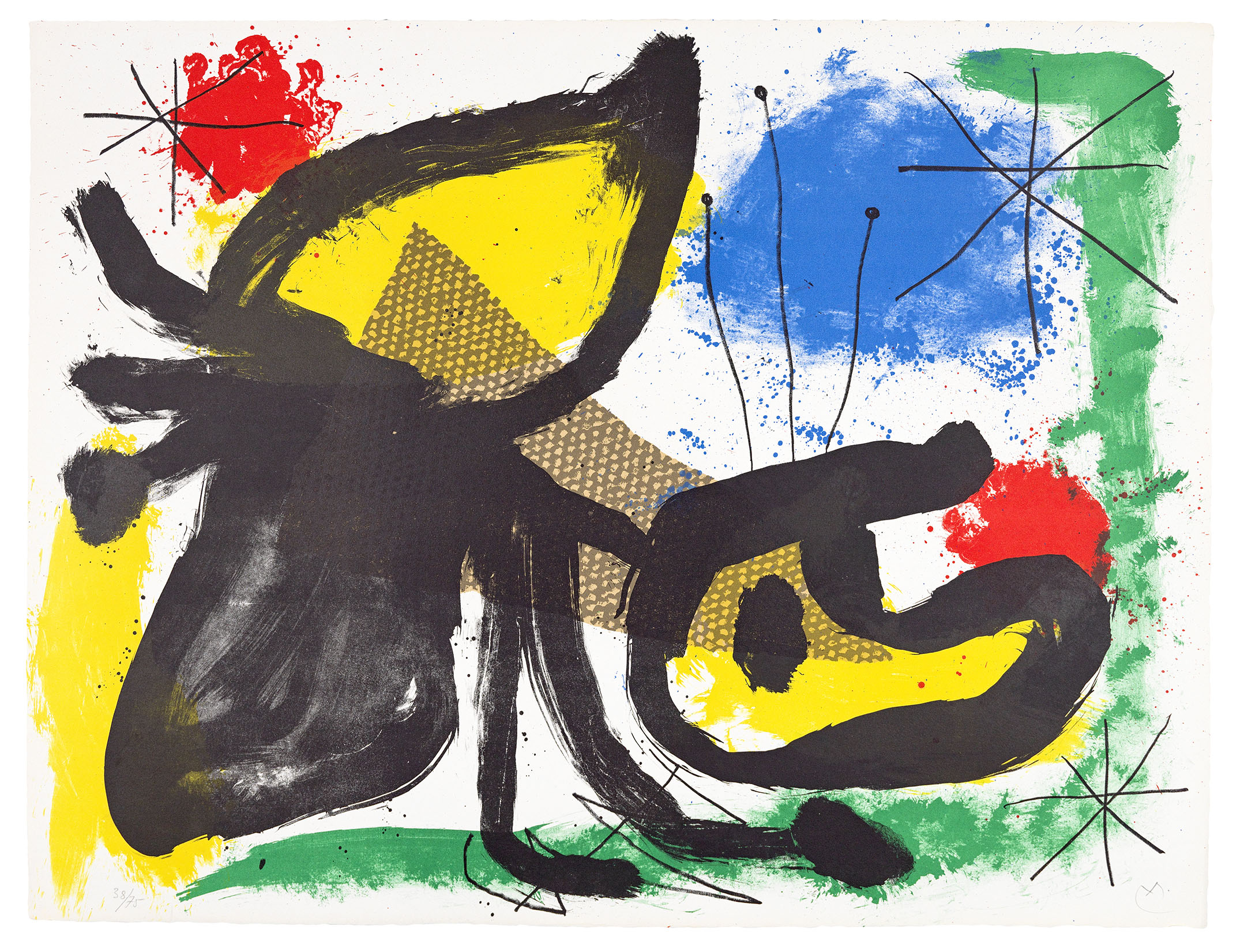 Plate II, from Album 19 by Joan Miro