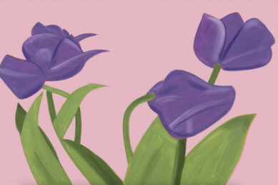 Purple Tulips 1 by Alex Katz at Vogtle Contemporary