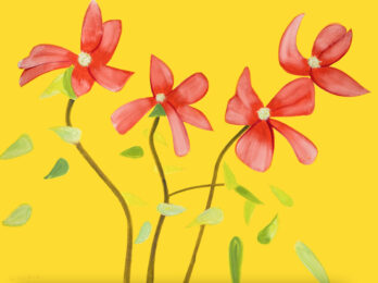 Red Dogwood 1 by Alex Katz at Vogtle Contemporary