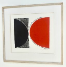 Red, black and white by Terry Frost at pgr fine art