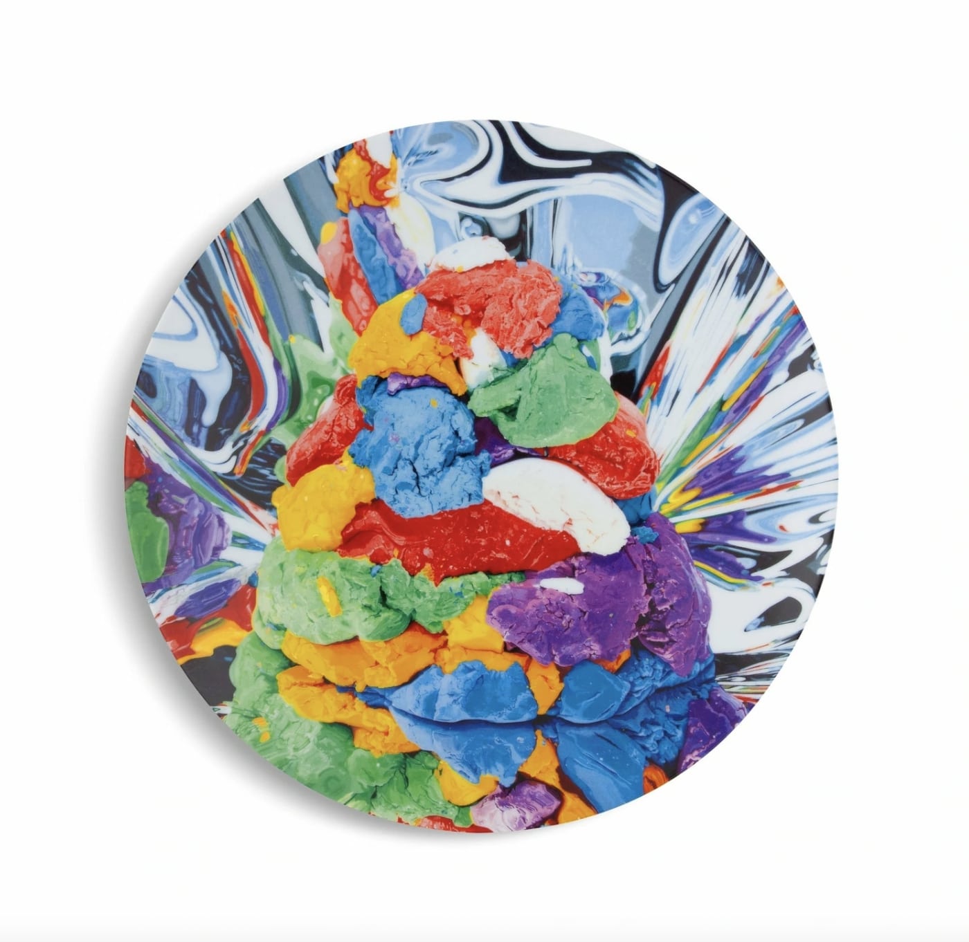 Play D’oh coupe plate by Jeff Koons